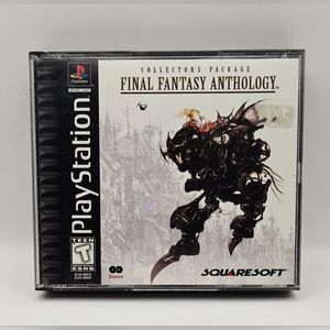 Final Fantasy Anthology PS1 Complete CIB 2 Disc RPG Collector Game